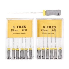 10Pack Dental Endo Root Canal H/K-Files Niti/Steel/Reamers 21/25/31 mm Hand Use