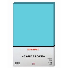 Light Blue Bright Color Cardstock, 65lb Cover (176GSM), 11 x 17, 100 Sheets