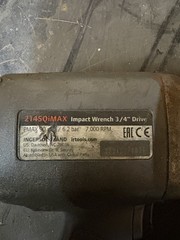 #bh773 Ingersoll Rand 2145QiMAX 3/4” Drive Air Impact Wrench 1,350 ft-lbs