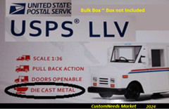 Postage/Stamp Dispenser Unique Replica Postal Truck ONLY (50% Shipping Cost)