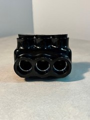Box of 5; Insulated Multicable Connector; dual entry; 3 port; 250-6 wire range