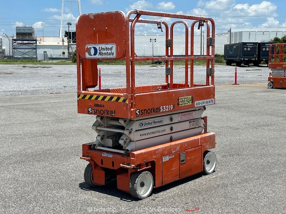 2019 Snorkel S3219E 19′ Electric Scissor Lift Man Aerial Platform bidadoo