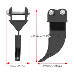 200mm Narrow Bucket Attachment For Mini Excavator Digger In Stock In USA