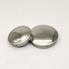 Round 304 Stainless Steel Blanking End Caps Tube Pipe Inserts Plug Bung 9-114mm