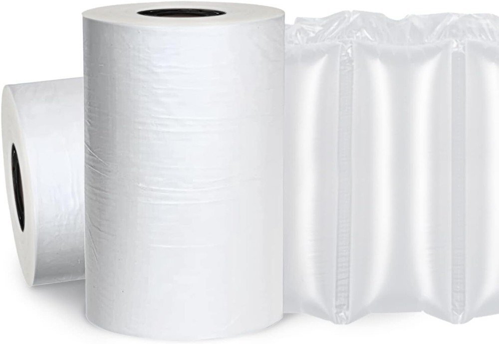2 Pack Air Pillow Film Bubble Cushion Roll Wrap Packaging 3000pc 984ft x 4″ x 8″