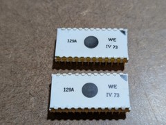 Pair of Western Electric 129A Hybrid ICs – Gold Leads – Vintage Bell Labs 1973
