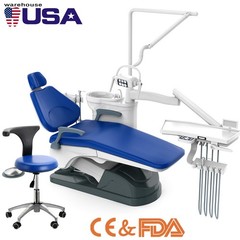 TJ2688-A1 Dental Unit Chair Computer Controlled DC Motor &Stool FDA CE