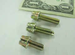 0.95 LB M6 x 1.0 Splined Hollow Head Security Screws Assorted Lengths 12MM 20MM