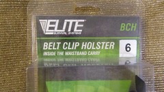 ELITE SURVIVAL SYSTEMS #BCH-6 INSIDE WAISTBAND HOLSTER SIZE-6 NEW, AMBIDEXTROUS
