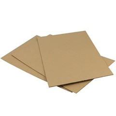 50 Pack 11 x 17 Inches Corrugated Cardboard Sheets 1/8″ Thick Brown Chipboard…