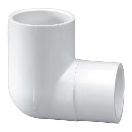 Pvc Street Elbow, 90 Degrees, Spigot X Socket, 2-1/2 In Pipe Size, 409025