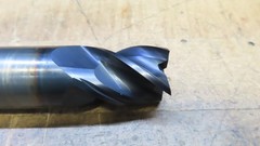 Hanita 4VP5S carbide 4fl endmill 1-1/8″ LOC REGROUND to 25mm and recoated