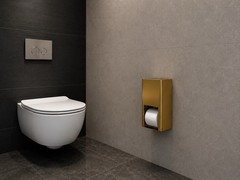 Bradley Toilet Paper Dispenser Surface Mount Brushed Brass 5BR-110000-BR