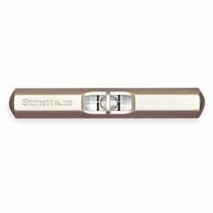 STARRETT 3-1/2″ POCKET LEVEL 135B #50571 -SATIN PLATED NICKEL FINISH- NEW- USA!