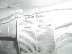 NEW DuPont Tyvek ORR1428XLBC Safety Cover-Alls, Size XL Style 0 *FREE SHIPPING*