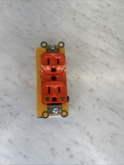 Hubbell Wiring Device-Kellems IG8200 Duplex Straight Blade Receptacle, 5-15R,