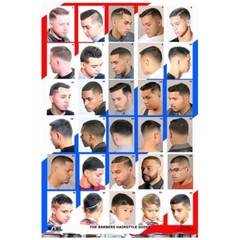 BARBER SALON BEAUTY SPA 24″X36″ HAIR STYLE CUT DESIGN POSTER BOYS MEN ADULT KID