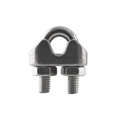 20PCS 1/8 Inch M3 304 Stainless Steel Wire Rope Cable Clip Clamp, Used for An…