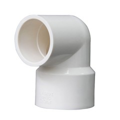 PVC White Reducing Fitting 90° Elbow Reducer Connector Socket Coupling 20~110mm
