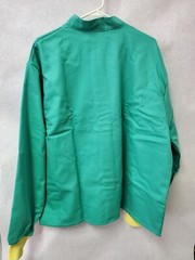 NSG Proban FR Flame Resistant Green Denim Welding Shirt Jacket LARGE-3XL (HR)