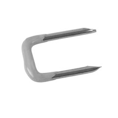 1/2 In. Metal PVC Insulated Staple, Gray/Silver Dipped (100-Pack)