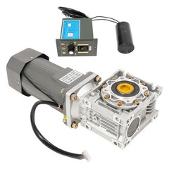 Worm Gear Reducer Motor with Speed Controller 1:50 Reduction 370W 27 r/min 65 NM