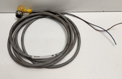 GUARANTEED! TURCK M12 EUROFAST RIGHT ANGLE FEMALE CONNECTOR U2201 WK 4.2T-4/S90