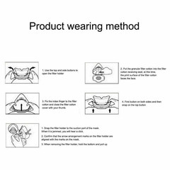 Premium Dust Respirator Mask with 10 Replaceable Filters for Industrial Protect