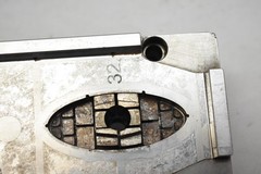 F&S 4436 Det 150 420 SS Mold Die Block Stainless Steel Silver Insert Used