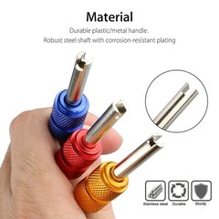 Valve Core Removal Tool + 10 Hvac Schrader Valves DURABLE HIGH-QUALITY CORES
