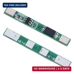 10 Pcs 1S 3.7V 3A Lithium Battery Protection Board BMS PCB Protection Board 1865