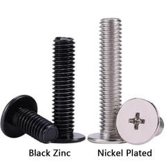 M1.2 M1.4 M1.6 M2 M2.5 M3 – M6 CM Phillips Ultra Thin Flat Wafer Head Screw Bolt