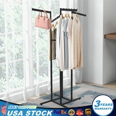 4-Way Adjustable Clothing Rack Clothing Display Rack Clothing Store Clothes Rack