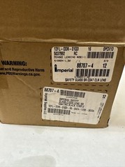 Frameless Safety Glasses, Clear Lens, Scratch-Resistant Qty 12