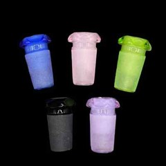14mm Male to 10mm Female Faceted Color Glass Adapter Reducer