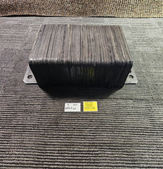 Dock Bumper Rectangular, 10 in x 14 1/2 in x 6 in Bumper, Laminated Rubber 4W942