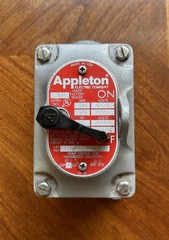 Appleton EDS175-F1 Explosion Proof Hazardous Location Snap Switch 20A 277V