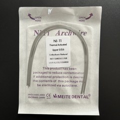 20 Packs Dental Orthodontic Thermal Activated Niti Arch Wires Round Natural
