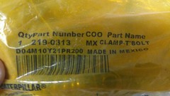 -Lot of 4- NEW OEM CAT 219-0313 T-Bolt Clamp 2190313 Caterpillar