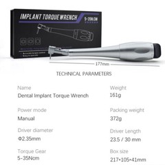 Dental Implant Prosthetic Torque Wrench +Screw Drivers /Implant Locator 3D