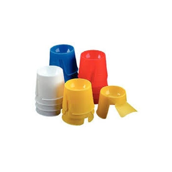 200x Plastic Dappen Dish Disposable Mixing Bowls Dental Nails Acrylic Tattoo
