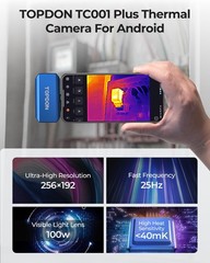 TOPDON TC001 Thermal Camera for Android (USB Type C) 256×192 IR High Resolution
