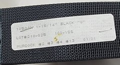 Murdock Webbing 1-15/16″ x 300ft Spool of BLACK Webbing Strapping (100 Yards) 2″