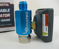 Lematec Adjustable 1/4″ Air Flow Control Regulator Valve w/ Digital Gauge 160psi