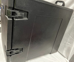 Choice Black Front Loading Insulated Food Pan Carrier-5 Full Size Pan Capacity