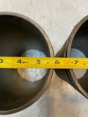 2 Qty of Cylinder Sleeves 10-1/4″ Long 5-1/4″ ID 5-11/16″ OD 6″ OD Bottom -2 Qty