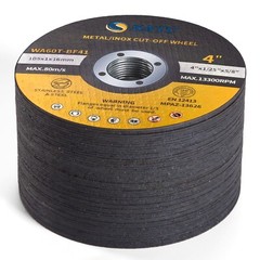 50 Pack 4 inch Metal Cut Off Wheels with 5/8″ Arbor For Grinder Cutting Disc