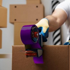 36 Rolls Purple Acrylic Carton Box Sealing Packaging Tape 2 Mil 2″ x 110 Yards