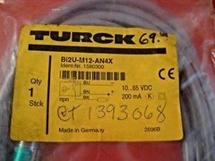 Turck Bi2U-M12-AN4X Proximity Sensor Switch 1580300 10-65vdc Sn 2mm Bi2UM12AN4X
