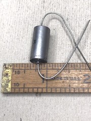 .022 uF 600V Capacitor hermetically sealed Metalized Mylar Vintage PCI Mil Spec